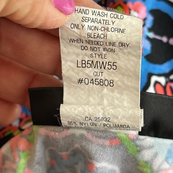 La Blanca Womens Tunic Swimsuit Cover-up Multicolor Stretch Size Small EUC - Picture 9 of 10